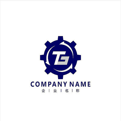 字母TG电子齿轮标志 科技与创新的象征